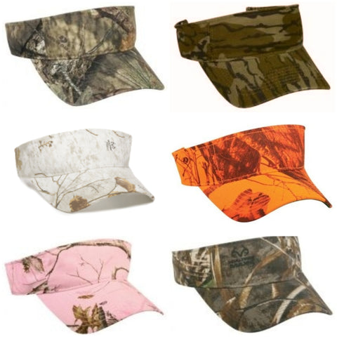 Garment Washed Camo Visors