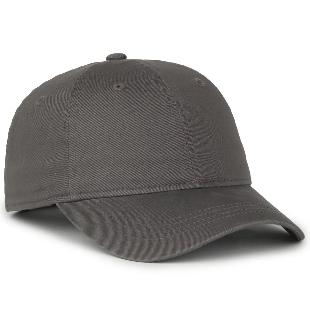Washed Twill Snap Back Dad Cap