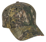 Realtree Xtra Camo with USA Flag Sandwich Visor