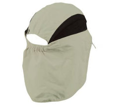 Back of Moisture Wicking Hat with Removable Neck Guard