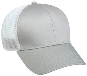 white mesh baseball cap