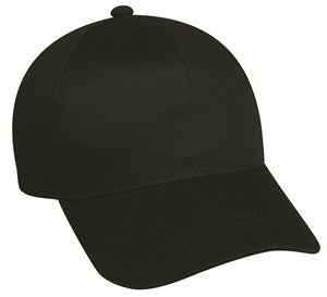 black baseball hat