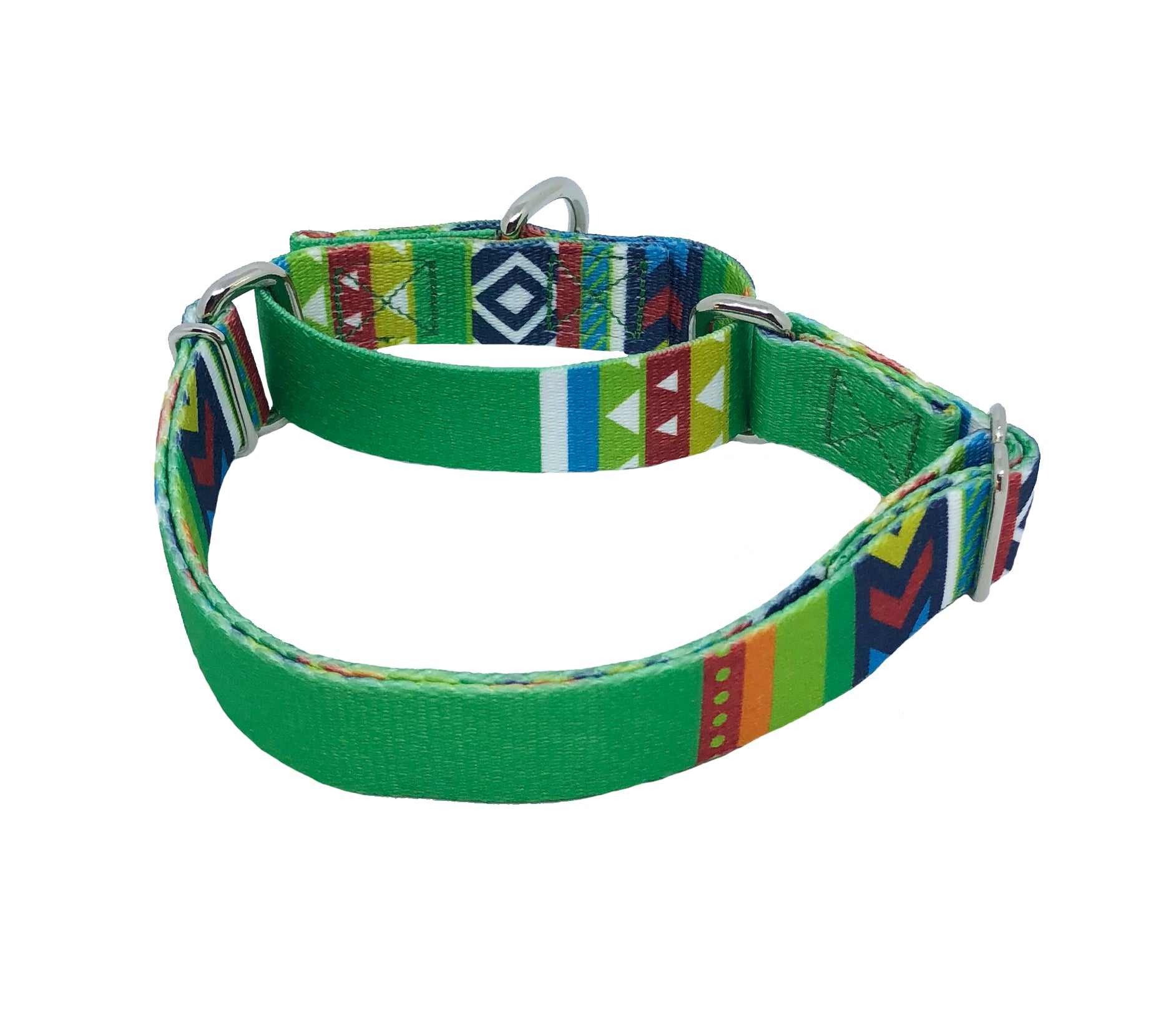 Green Blazer Martingale Dog Collar