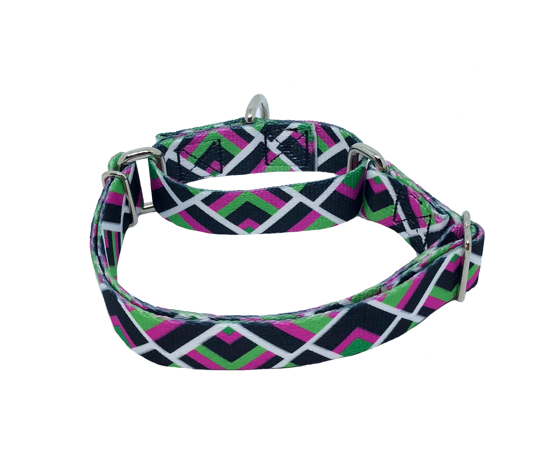 Furenzy Pink Martingale Dog Collar