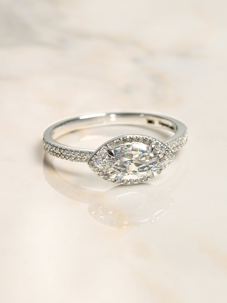 Knife Edge Ring Setting Custom Made Diamond Ring Setting for Engagement Ring  Proposal Ring Idea Diamond Setting Ring Platinum Ring - Etsy