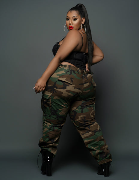 curvy camo pants