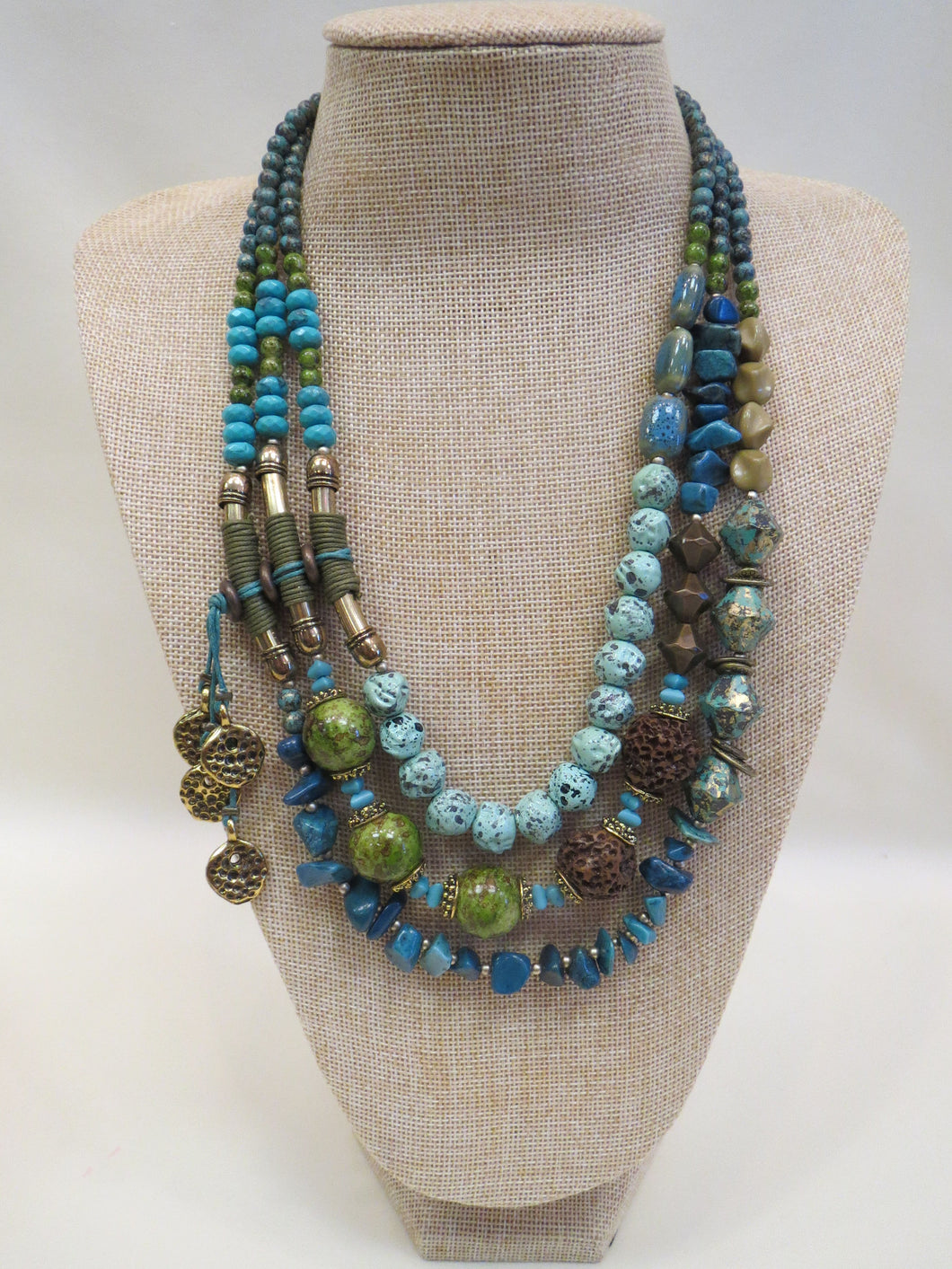 Treska 3 Layer Beaded Necklace | All Dec'd Out – All Decd Out