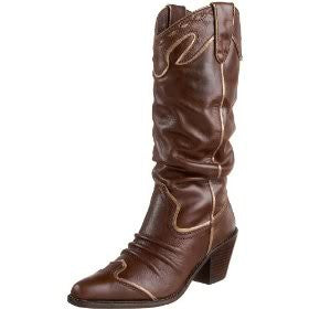 Very Volatile Rawhide Cowgirl Boots Brown | All Dec'd Out – All Decd Out