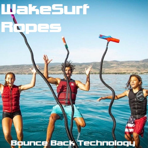 NautiCurl Joystick Wakesurf Wakesurfing Rope- Best Wakesurf Rope