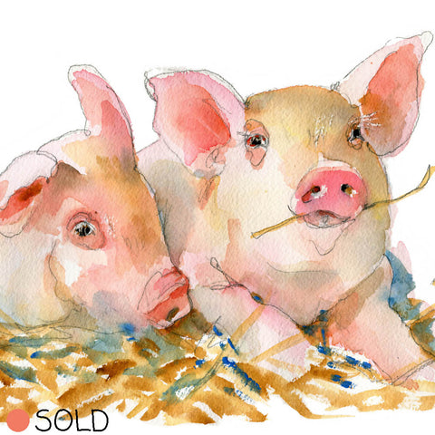 pig painting