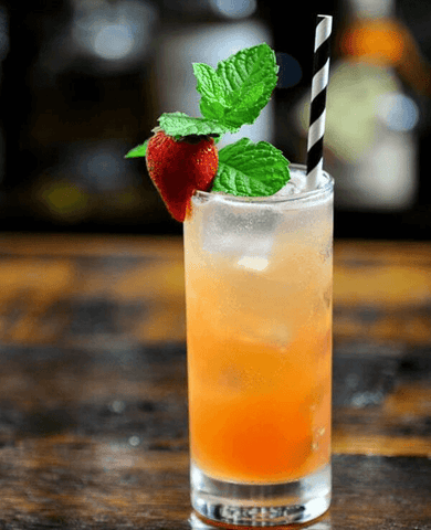 Strawberry Mint cocktail