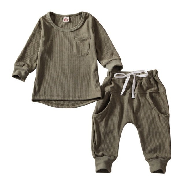 Toddler Tops & Pants Tracksuits Outfits Sets – Grandma's Gift Shop