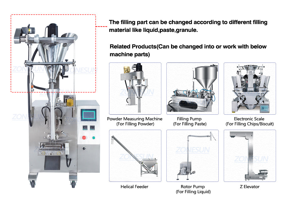 Máquina de embalagem sahcet em pó-3