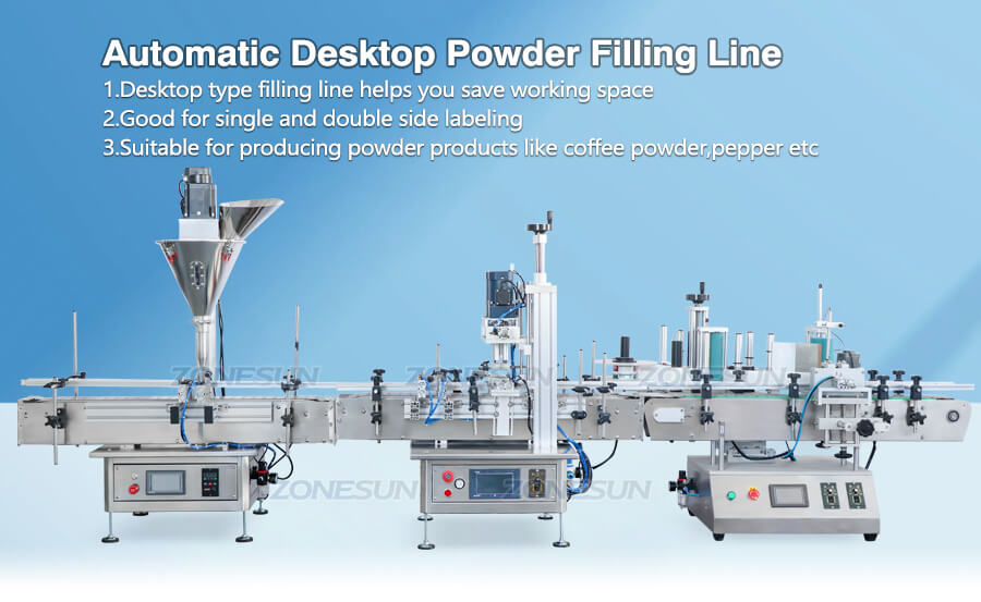 ZS-FAL180F1 Desktop Powder Filling Line