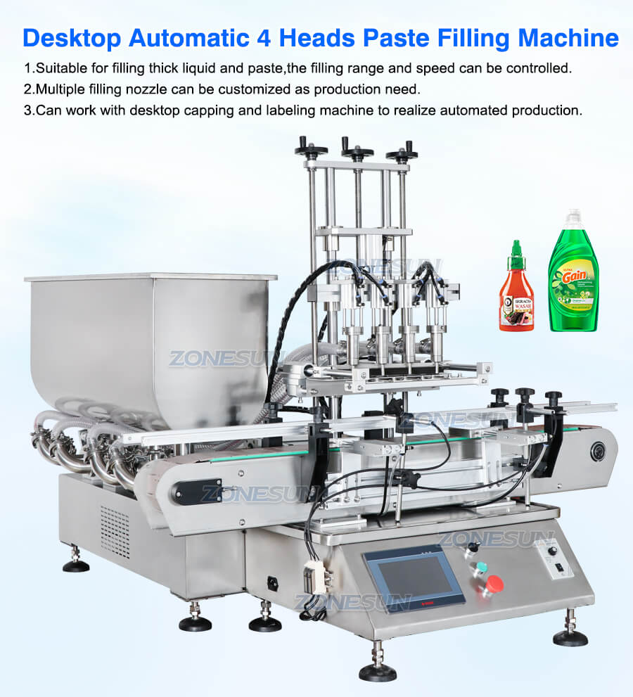 Automatic Desktop Paste Filling Machine