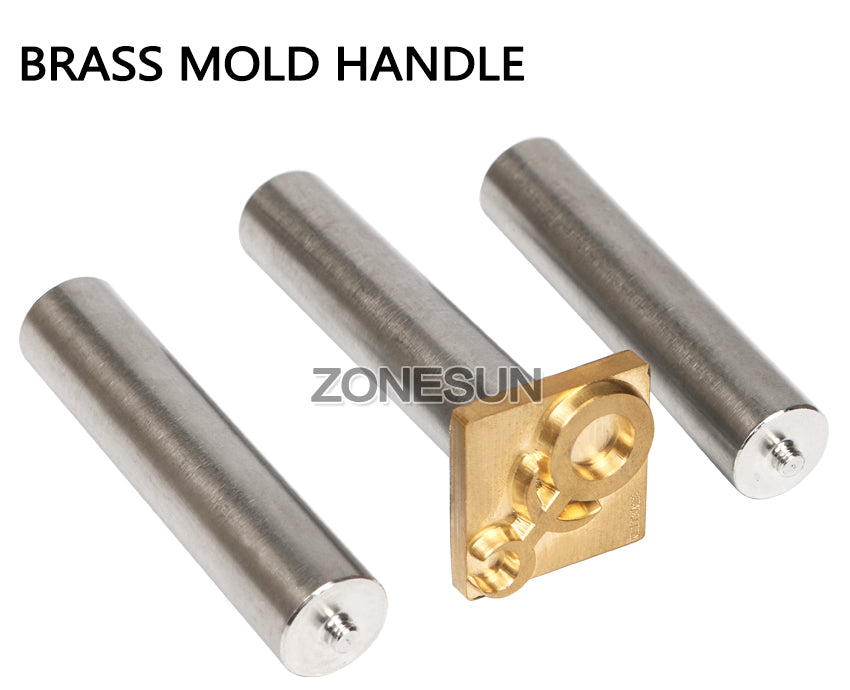 ZONESUN Stainless Steel Hammering Handle for Leather Emboss