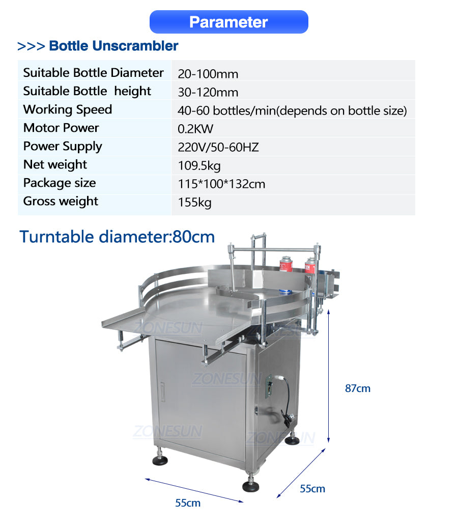 ZONESUN 4 Nozzles Liquid Filling Capping And Round Bottle Labeling  Production Line