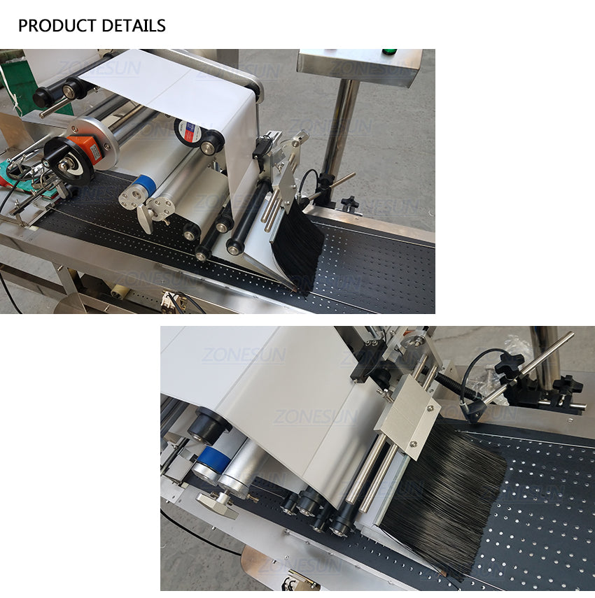 ZONESUN Automatic High Speed Flat Square Bottle Labeling Machine