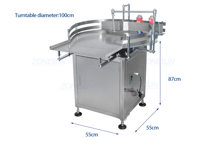 ZONESUN Small Automatic 4 Nozzles Liquid Filling Capping Production Line