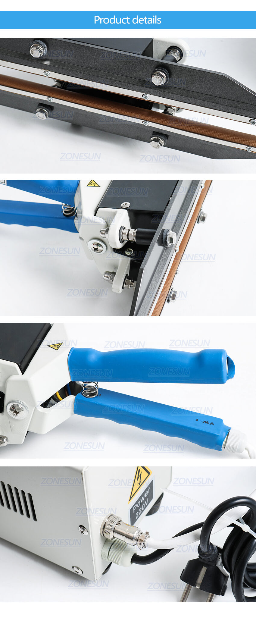 FKR400 Direct-heat Plier Portable Impulse Sealer Composite