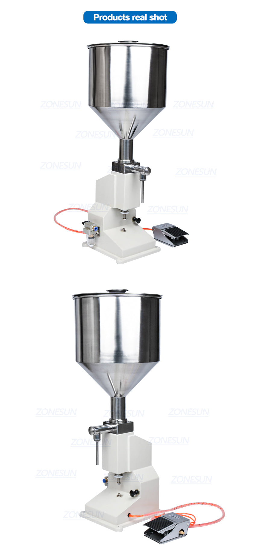 a02 pneumatic filling machine