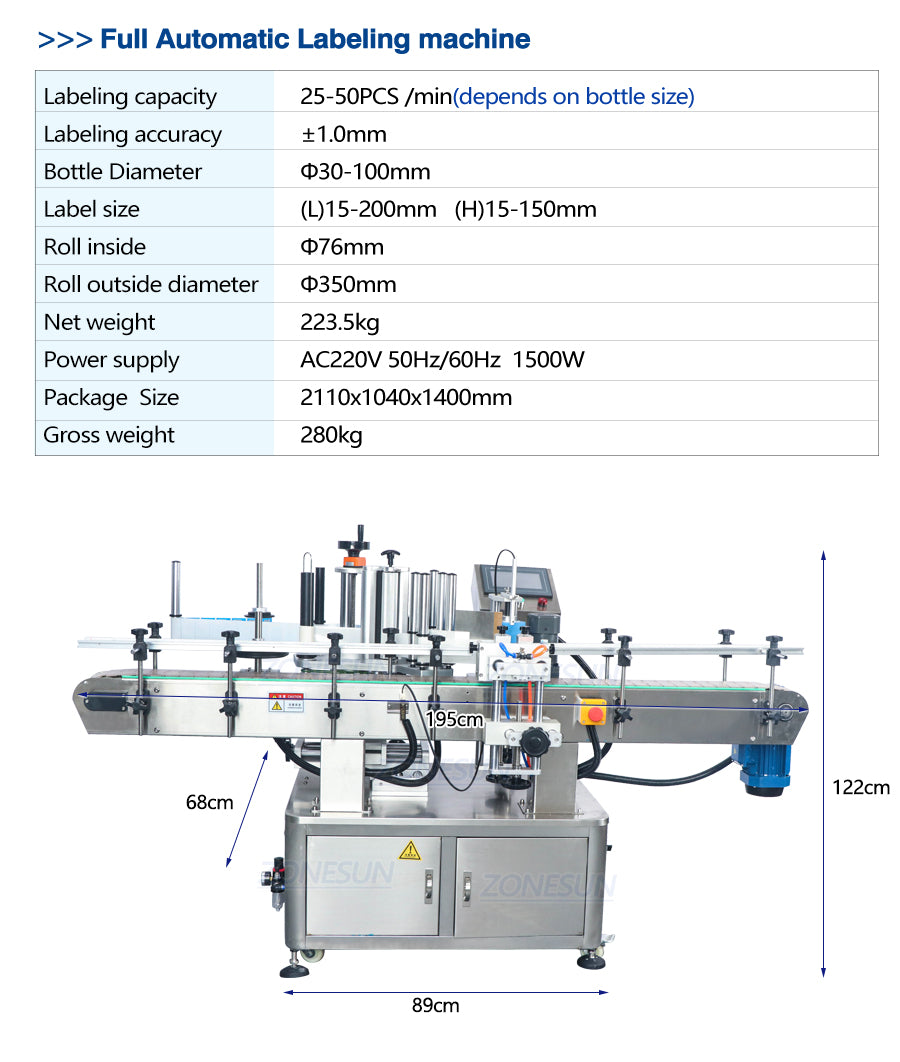 Machine d'étiquetage automatique