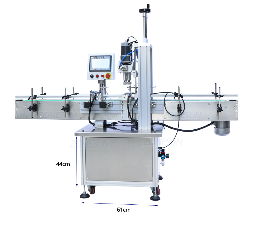 ZONESUN Small Automatic 4 Nozzles Liquid Filling Capping Production Line