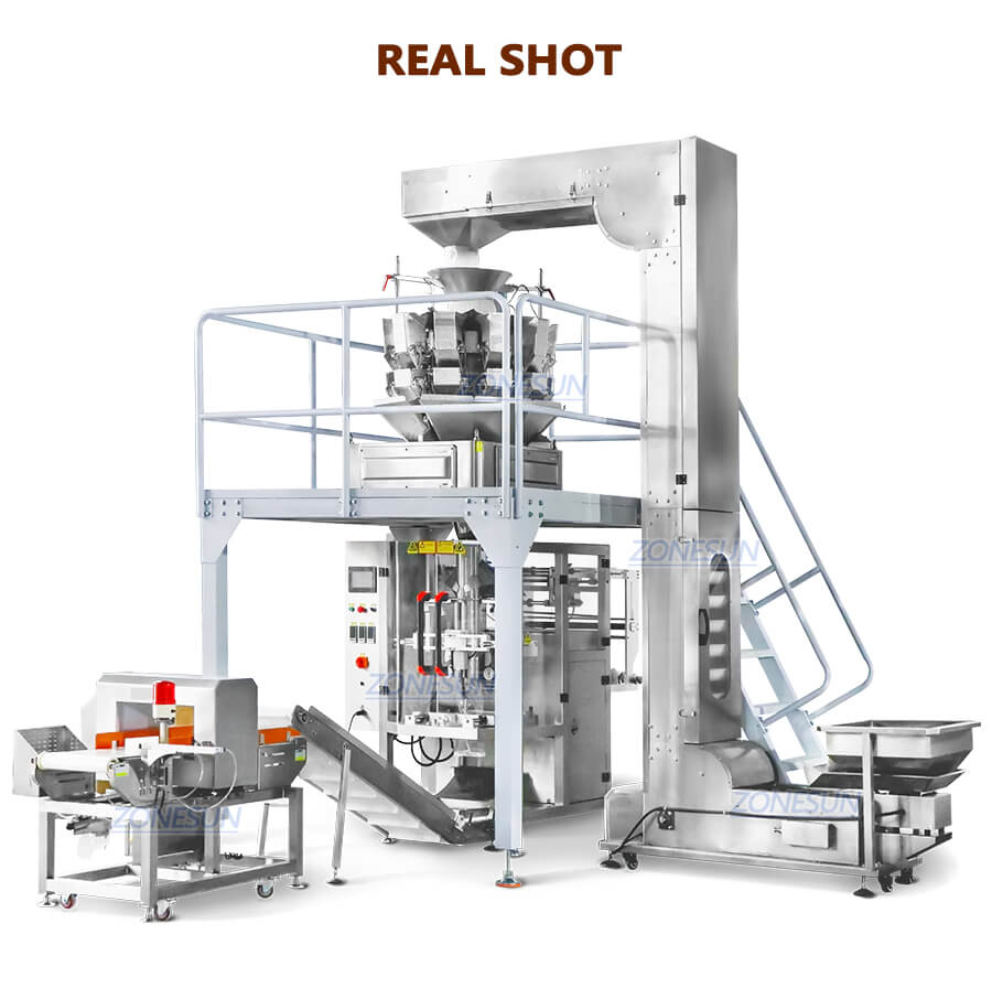 Automatic 10 Heads Vertical Form Filling Sealing Machine