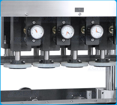 Capping Structure of 12 Heads Grease Oil Filling Line