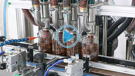 hot sauce jar filling machine