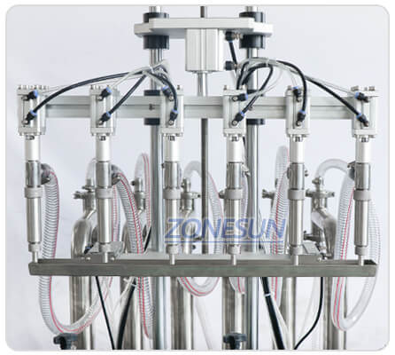 Filling Nozzle of 6 Nozzle Piston Pump Filling Machine