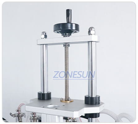 Botão rotativo de 6 bico de pistão de pistão Máquina de enchimento