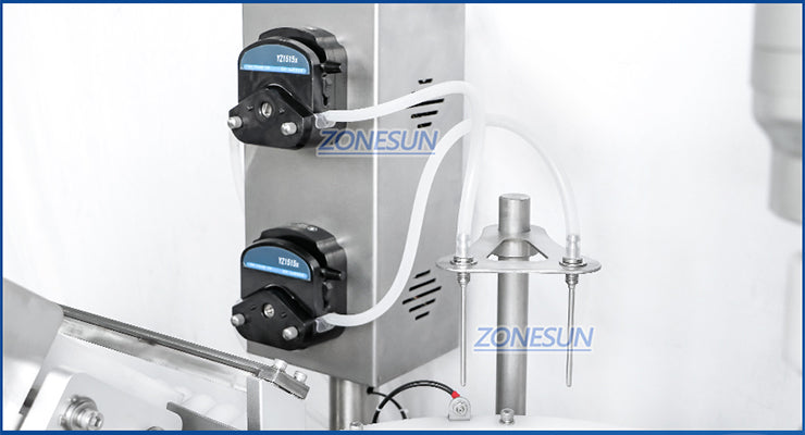 peristaltic pump filling nozzles of samples filling capping machine