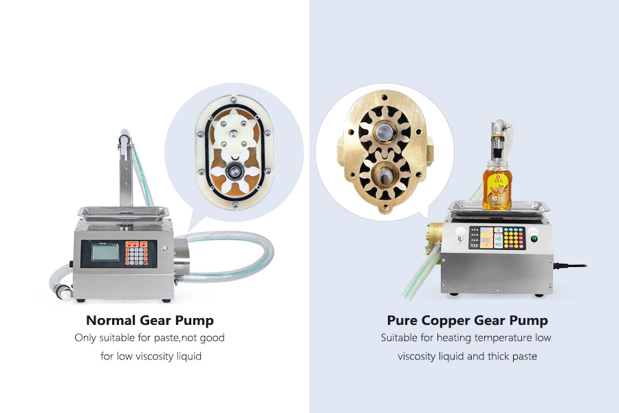 Semi-automatic Gear Pump Paste Filling Machine