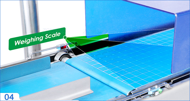 weighing scale of weighing and pricing packaging machine