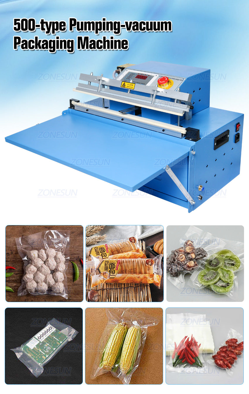 ZS500T finish,rice commercial vacuum sealer,industrial vacuum package –  ZONESUN TECHNOLOGY LIMITED