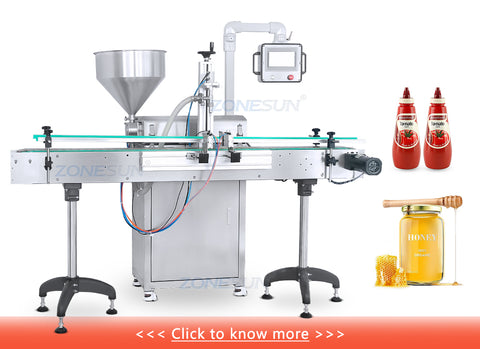 automatic rotor pump hot sauce filling machine