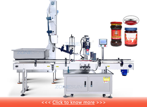 automatic hot sauce metal twist off capping machine