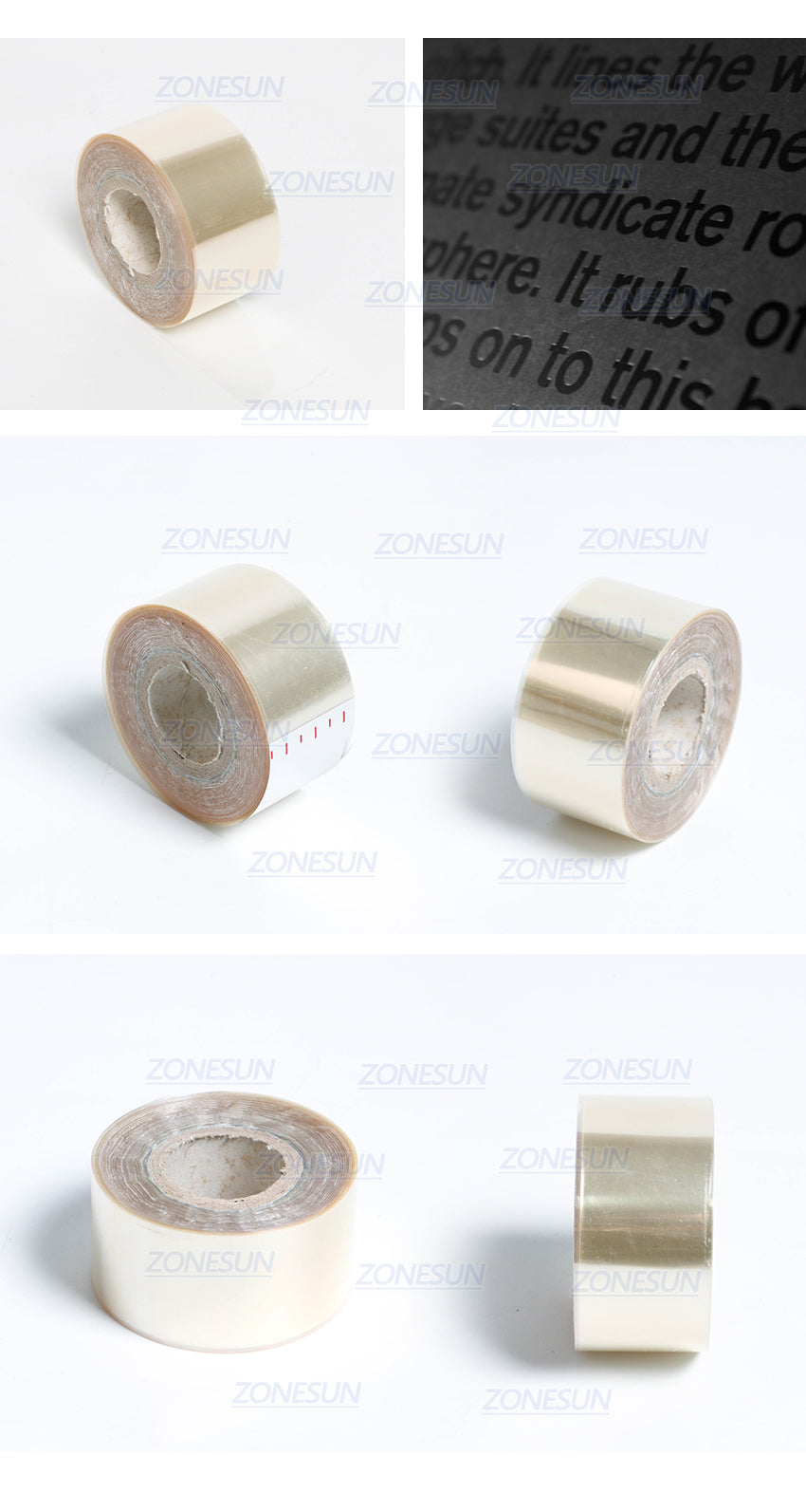 ZONESUN 3/4/5cm Hot Stamping Foil Paper