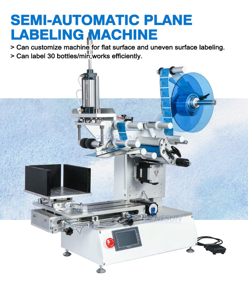 ZONESUN XL-T803 Semi-automatic Flat Surface Labeling Machine