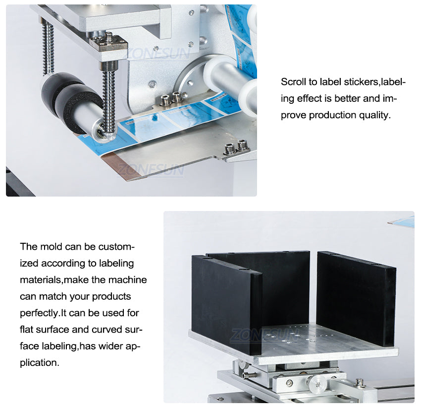 ZONESUN XL-T803 Semi-automatic Flat Surface Labeling Machine