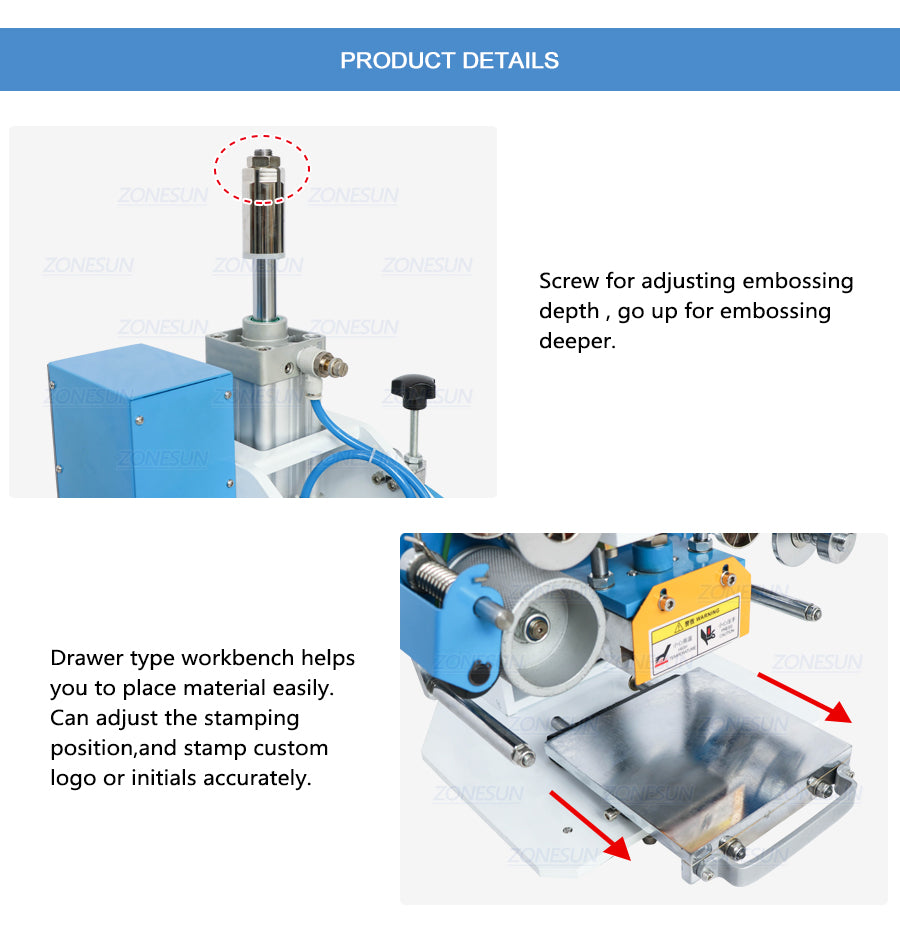 ZONESUN ZS-819A Pneumatic Stamping Machine