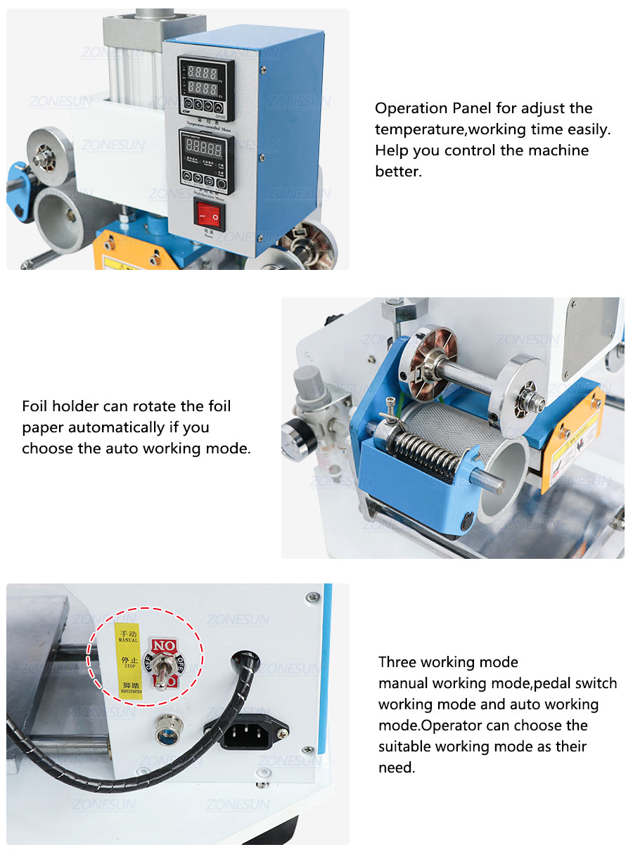 ZONESUN ZS-819A Pneumatic Stamping Machine