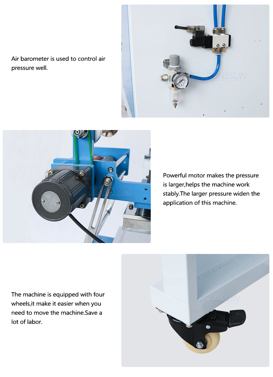 ZY-819H Pneumatic Hot Foil Stamping Machine For Custom Logo Leather Wo –  ZONESUN TECHNOLOGY LIMITED