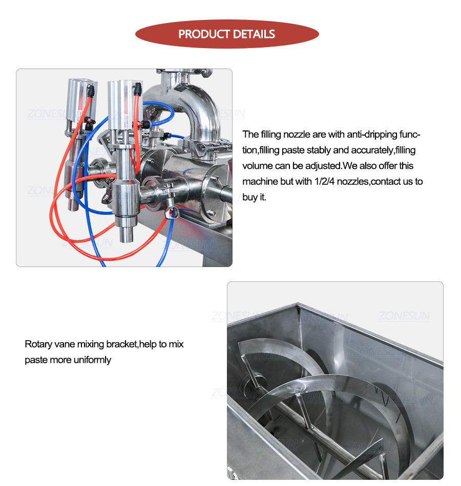 ZONESUN Chili Sauce Tabasco Mixng Filling Machine With Mixer – ZONESUN  TECHNOLOGY LIMITED