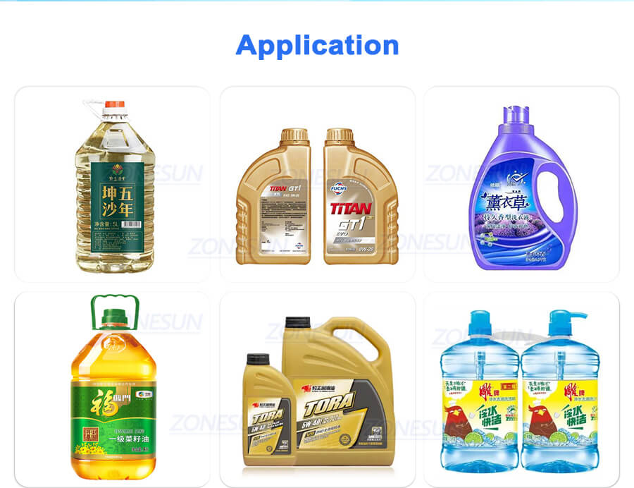 application of automatic oil filling machine