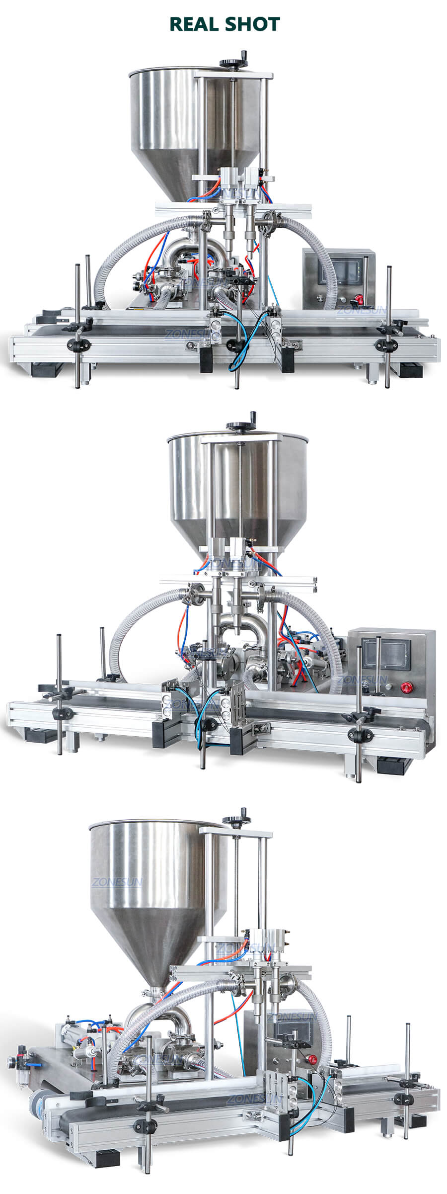 Double Heads Paste Filling Machine