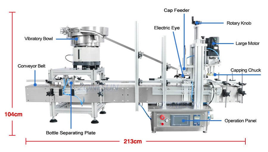 Tamanho da máquina de captura