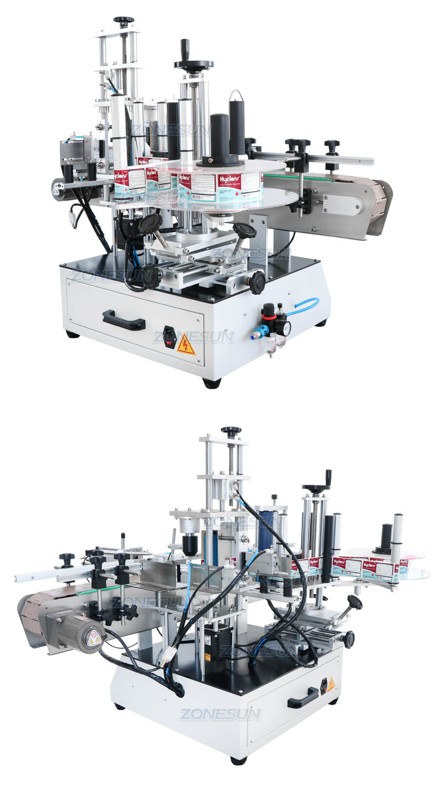 Máquina de rotulagem automática de garrafas hexagon