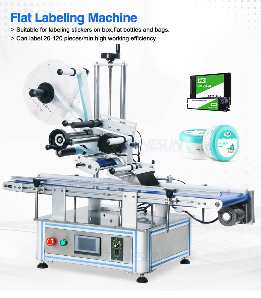 ZS-TB150PB Automatic Flat Surface Labeling Machine